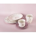 Dezertní porcelánový talíř ROSALIE krémový