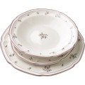 Dezertní porcelánový talíř ROSALIE krémový