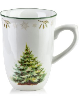 Vánoční hrnek Santa Lila 220 ml bílo-zelený