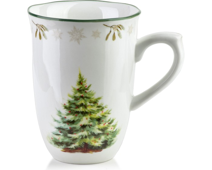 Vánoční hrnek Santa Lila 220 ml bílo-zelený