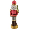 Vánoční figurka Santa Lila 48 cm červená