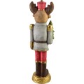 Vánoční figurka Santa Lila 70 cm hnědá/červená