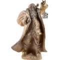 Vánoční figurka svatý Mikuláš Santa Lila 41 cm hnědá
