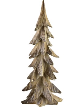 Vánoční dekorace SANTA LILA 44 cm hnědá