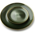 Mělký talíř GREENIE 31 cm zelený