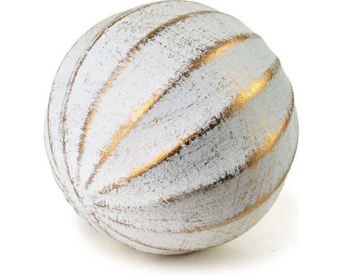 Dekorativní koule Saggio White 7 cm bílá