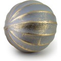 Dekorativní koule Saggio Beige 9 cm šedá