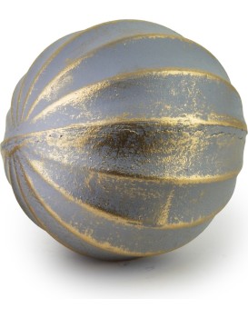 Dekorativní koule Saggio Beige 9 cm šedá