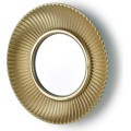 Kulaté nástěnné zrcadlo DAZ 29 cm zlaté