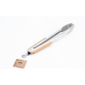 Kuchyňské ocelové kleště MODERN KITCHEN 34 cm stříbrné