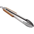 Kuchyňské ocelové kleště MODERN KITCHEN 34 cm stříbrné