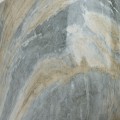 Sada 3 ks keramických květináčů NEVA MARBLE IV hnědá/šedá