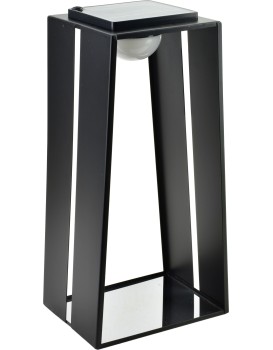 Solární lucerna SOKKE III 40 cm černá