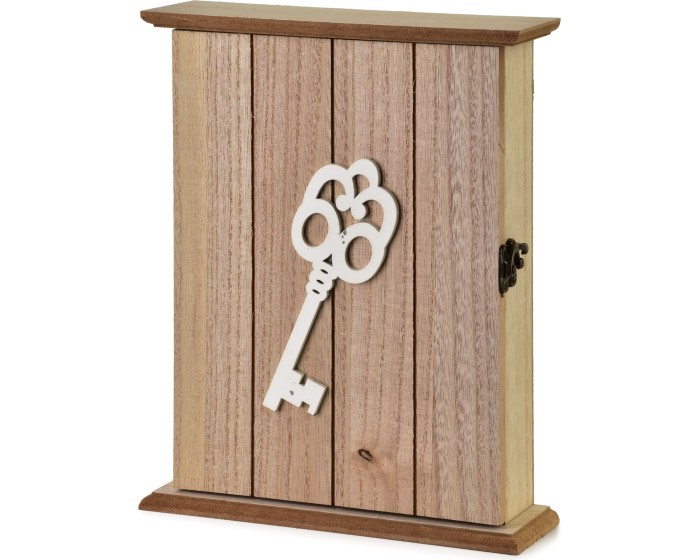 Dřevěná skříňka na klíče STACY Key 20x6x24,5 cm hnědá