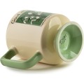 Porcelánový hrnek REJKA 300 ml krémový/zelený