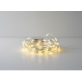 Světelný LED vánoční řetěz CAP 195 cm teplý bílý