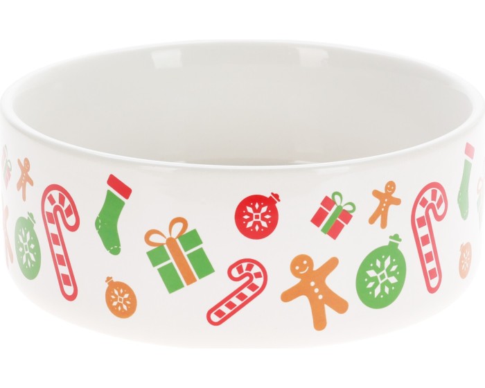 Keramická miska pro zvířata CHRISTMAS vícebarevná