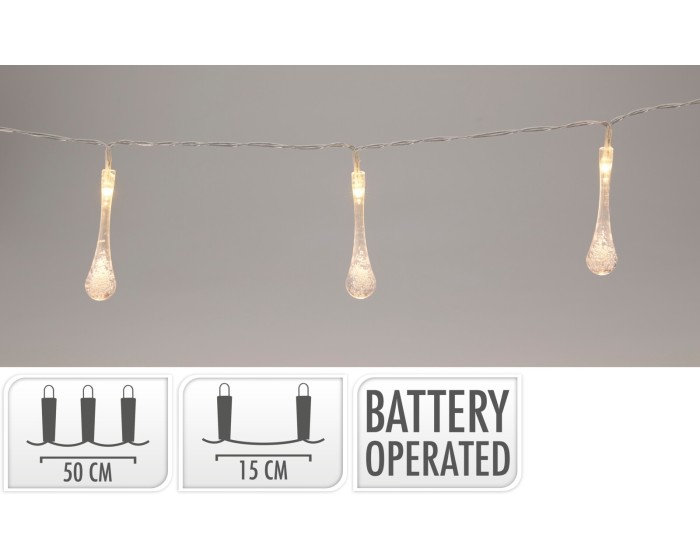 Vánoční LED světelná girlanda Onyx teplá bílá
