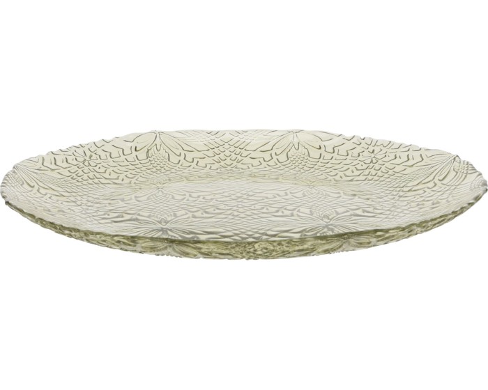 Skleněný servírovací talíř SIMPLICITY 21 cm zelený