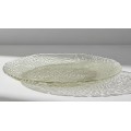 Skleněný servírovací talíř SIMPLICITY 21 cm zelený