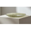 Skleněný servírovací talíř SIMPLICITY 28 cm zelený