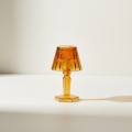 Světelná mini LED lampa Nate 11 cm hnědá