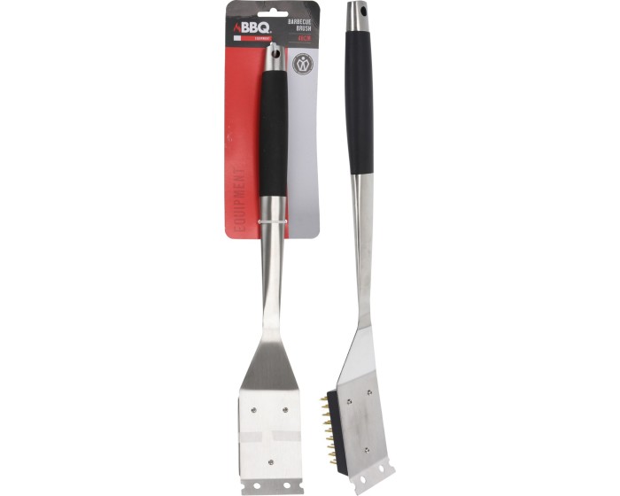 Kartáč na čištění grilu GUYGRILL stříbrný