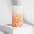 Parafínová svíčka DREAM 8x18,5 cm oranžová