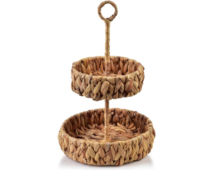 Servírovací stojan AMPARO 31 cm vodní hyacint natural