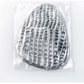Sada podtácků pod hrnek 10 x 13 cm stříbrná