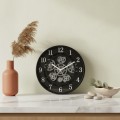 Nástěnné hodiny RAMSEY 30 cm bílé/černé