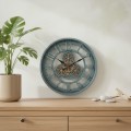 Nástěnné hodiny RAMSEY 50 cm modré