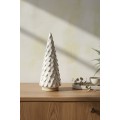 Vánoční dekorace stromek II SANTA LILA 19,5 cm béžový/bílý
