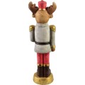 Vánoční figurka Santa Lila 50 cm hnědá/červená