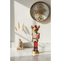 Vánoční figurka Santa Lila 50 cm hnědá/červená