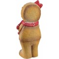 Vánoční LED figurka Perníček Santa Lila I 43,5 cm hnědá