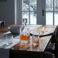 Likérová sada 6 skleniček a karafy se zabroušeným hrdlem EVA FROZEN 310ml/810ml čirá