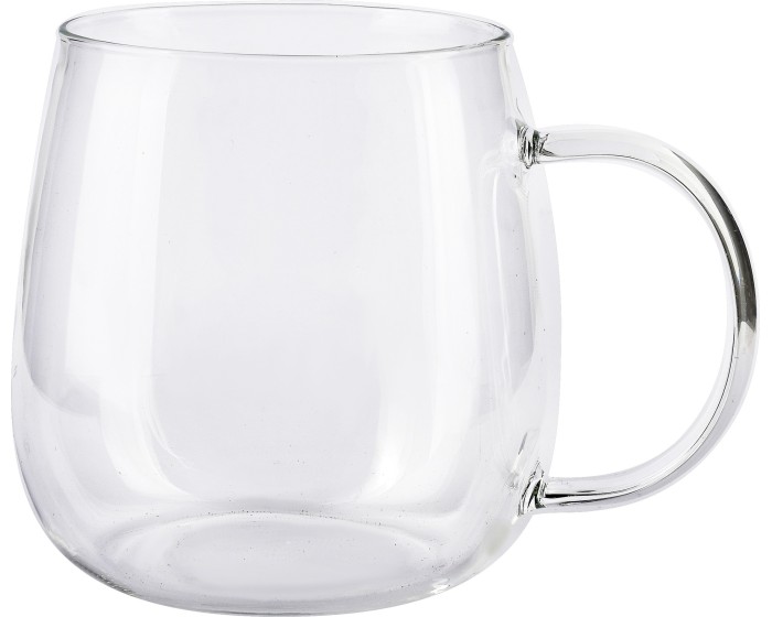 Skleněný hrnek PETER CLEAR 400 ml čirý