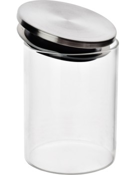 Skleněná kuchyňská dóza MODERN KITCHEN čirá
