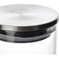 Skleněná kuchyňská dóza MODERN KITCHEN čirá
