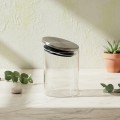 Skleněná kuchyňská dóza MODERN KITCHEN čirá