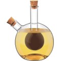 Skleněná láhev 2v1 PETER na olej 400 ml a ocet 50 ml čirá