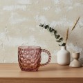 Skleněný hrnek VINI PEARL 350 ml fialový/hnědý