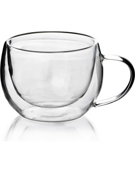 Skleněný hrnek PETER 280 ml čirý