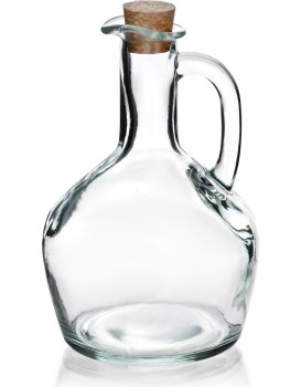 Skleněná karafa s korkem LIORA 400 ml transparentní
