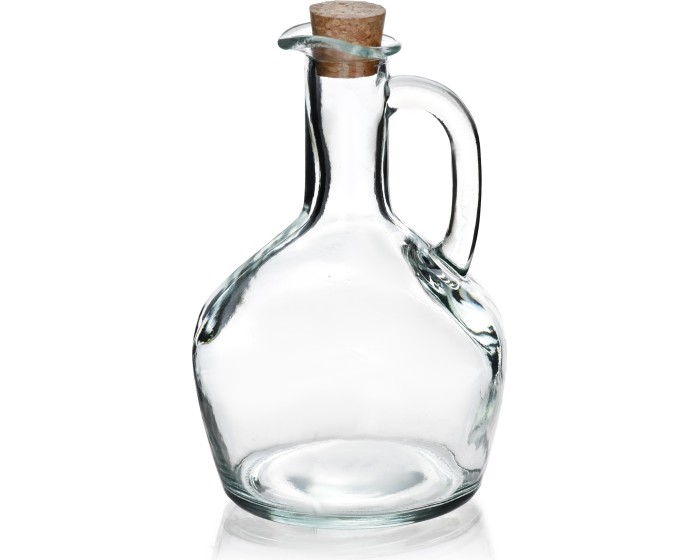 Skleněná karafa s korkem LIORA 400 ml transparentní