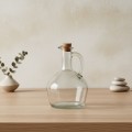 Skleněná karafa s korkem LIORA 400 ml transparentní