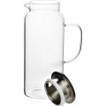 Skleněný džbánek s víkem CLARA 1,9 L transparentní