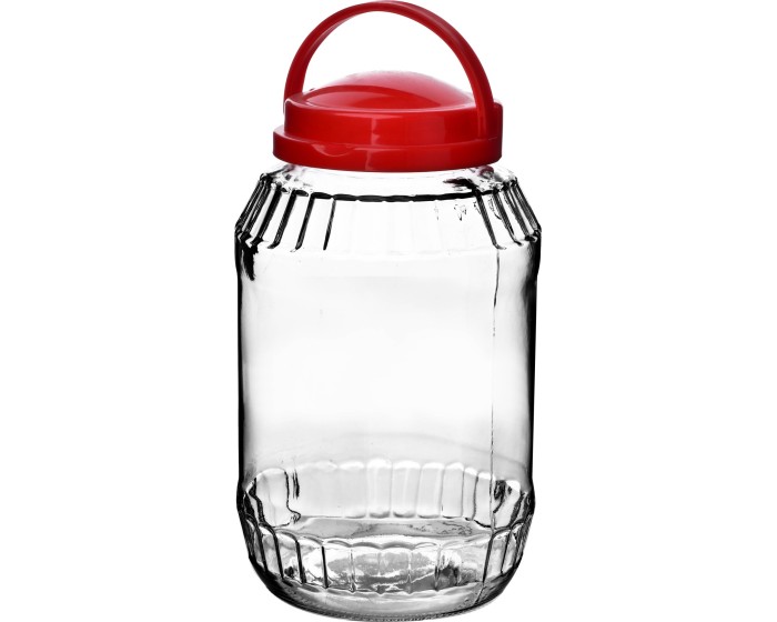 Skleněná dóza s víčkem MOLDI 3,1 l