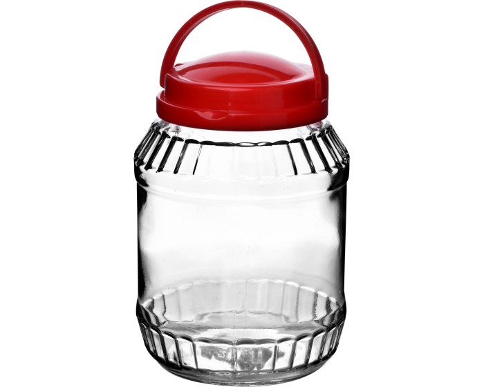 Skleněná dóza s víčkem MOLDI 2,0 l